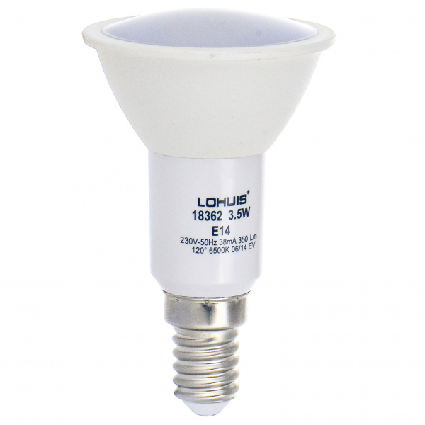 BEC LED SPOT LUM.RECE E14 3.5W 6500K R50 18362 LOHUIS