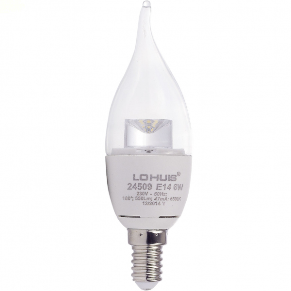 BEC LED LUMANARE E14 LUM.RECE 6W 6500K 24509 LOHUIS