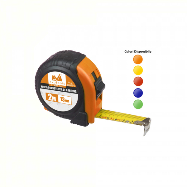 RULETA .1 FRANA 10M PROTECTIE DE CAUCIUC ETS 646008 EVOTOOLS