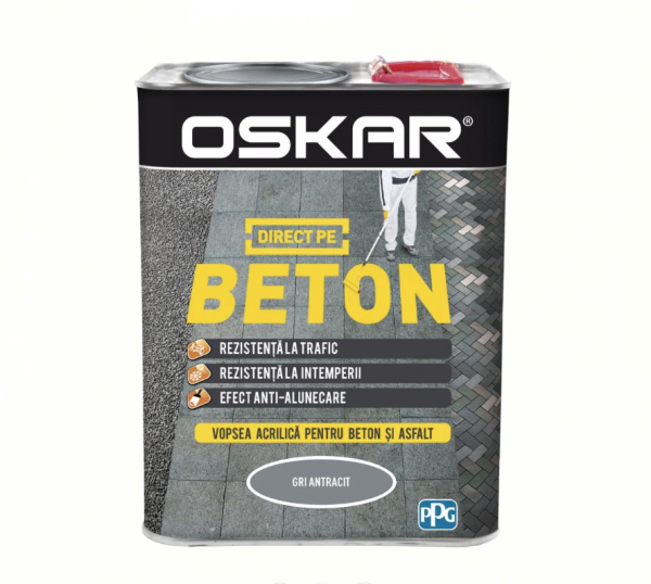 ALCHIDIC EMAIL 0.75L PENTRU BETON ALB OSKAR