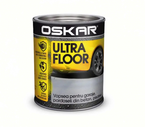 .VOPSEA PENTRU BETON GREY CARBON OSKAR ULTRA FLOOR 0.75L