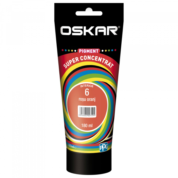 COLORANT LAVABILA 180ML .6 INTERIOR/EXTERIOR ROSU ORANJ OSKAR