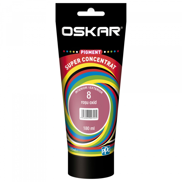 COLORANT LAVABILA 180ML .8 INTERIOR/EXTERIOR ROSU OXID OSKAR