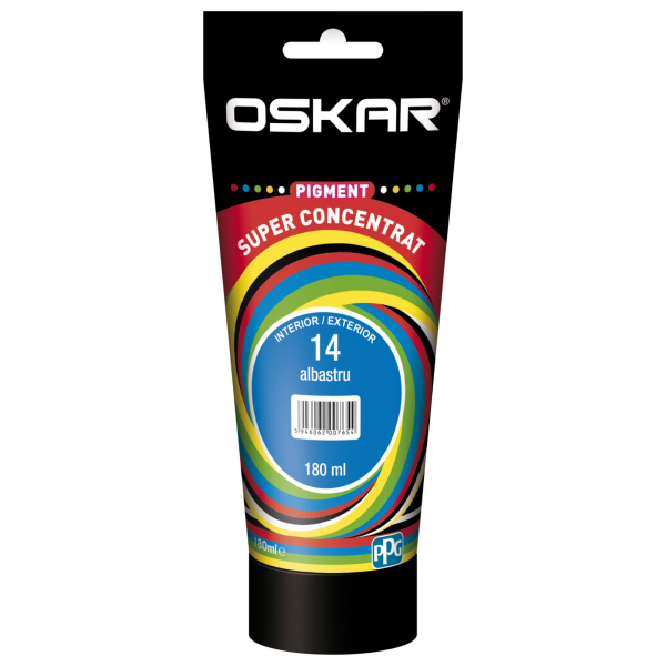 COLORANT LAVABILA 180ML 14 INTERIOR/EXTERIOR ALBASTRU OSKAR