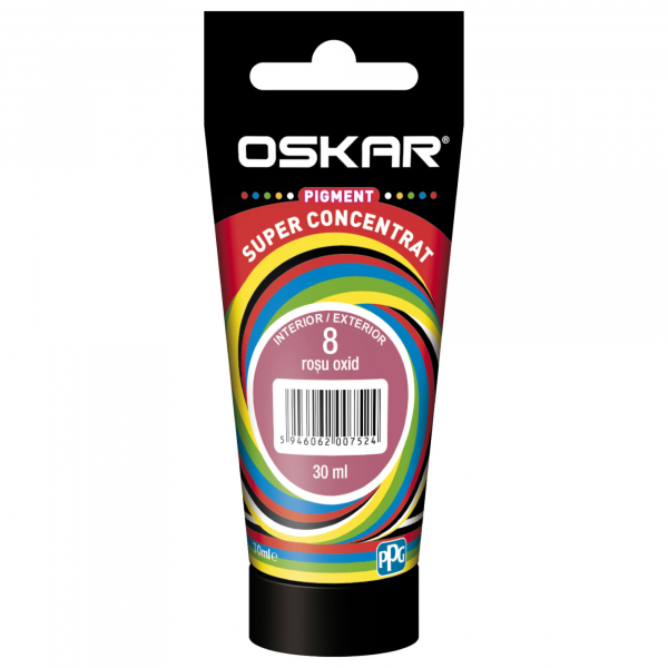 COLORANT LAVABILA 30ML .8 INTERIOR ROSU OXID OSKAR