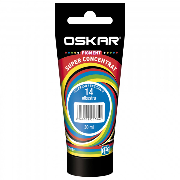 COLORANT LAVABILA 30ML 14 INTERIOR/EXTERIOR ALBASTRU OSKAR