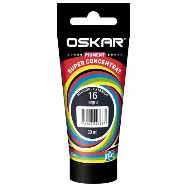 COLORANT LAVABILA 30ML 16 INTERIOR/EXTERIOR NEGRU OSKAR