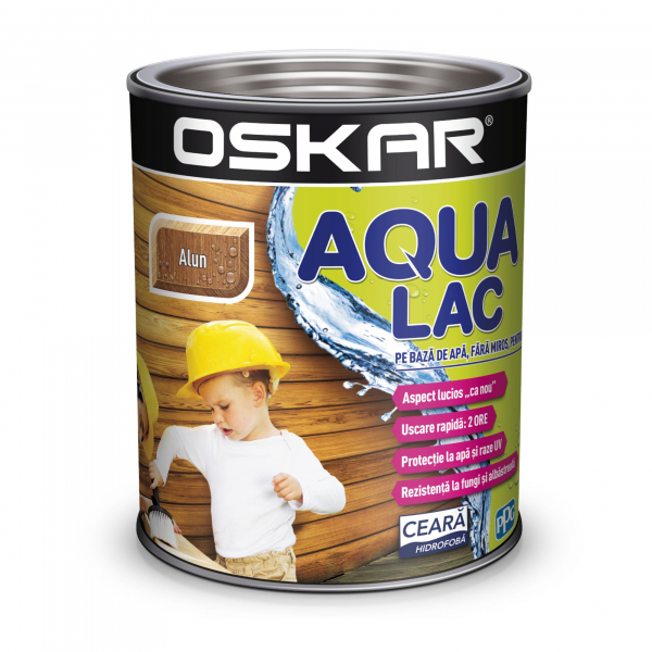 LAC PENTRU LEMN 0.75L AQUA ALUN OSKAR