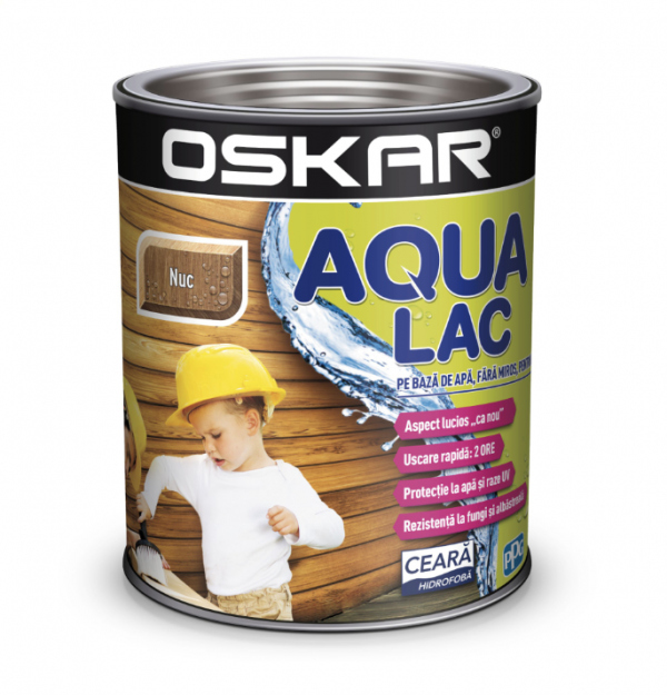 LAC PENTRU LEMN 0.75L AQUA NUC OSKAR